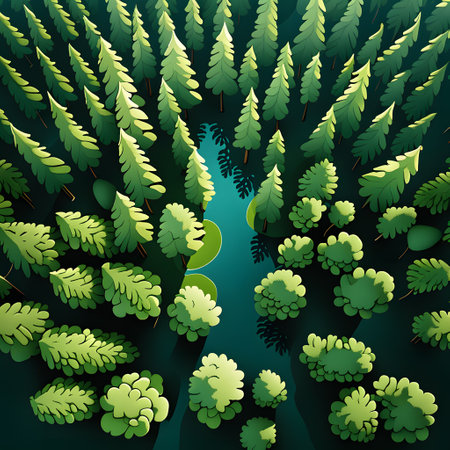 impenetrable green forest in Jungkeの素材