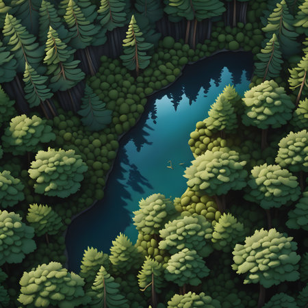 impenetrable green forest in Jungkeの素材