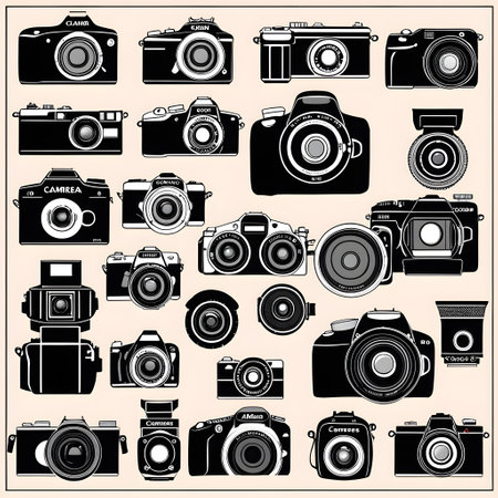 old camera for documentation from picturesの素材