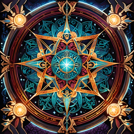 colored wallpaper with structures and fieldsの素材