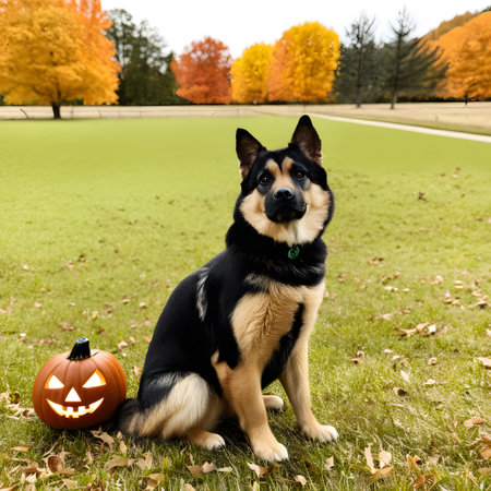 Horror on Halloween with witches and monstersの素材