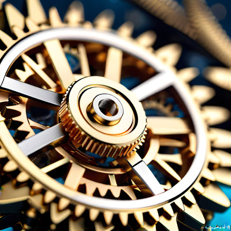 mechanics precision clockwork from metalの素材