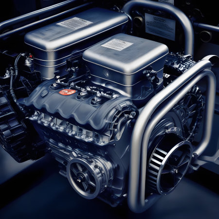 large combustion engine with moving partsの素材