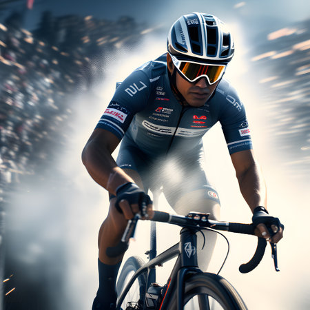 Cycling on the road as a competitive sportの素材