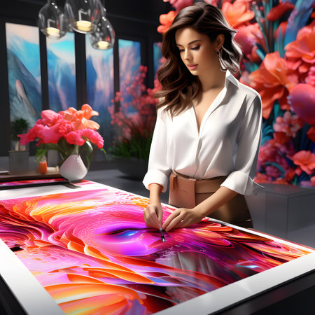 young models on the catwalk at a fashion showの素材