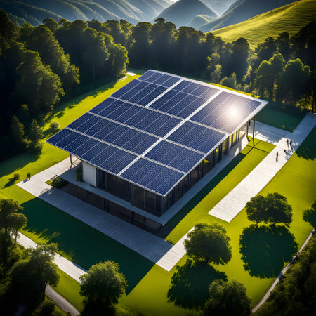 Solar cells for photovoltaics on roofの素材