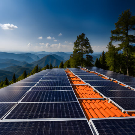 Solar cells for photovoltaics on roofの素材