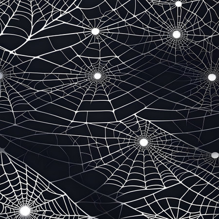 Spider webs in nature act as traps for preyの素材