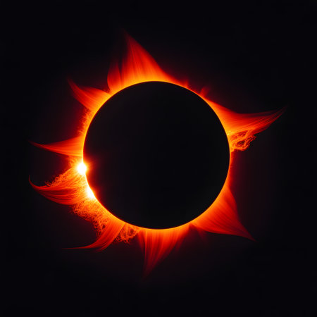 major solar eclipse as a natural eventの素材