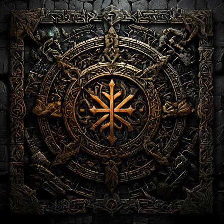 magical runes of the Vikings as charactersの素材