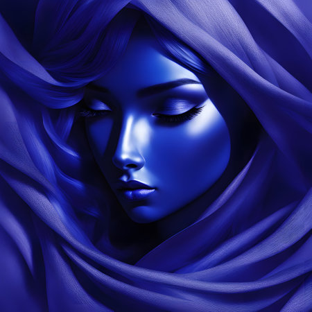 silky shadows in fabric and nature for pleasureの素材