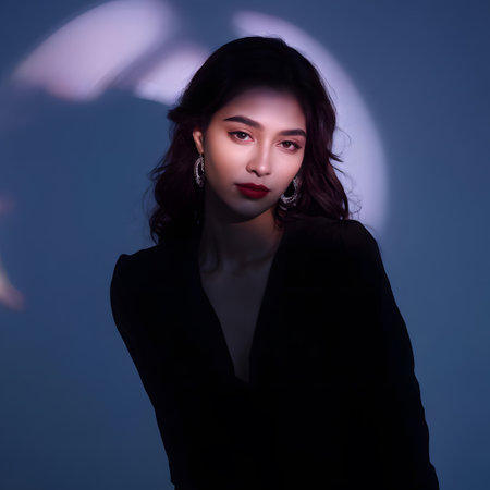 silky shadows in fabric and nature for pleasureの素材