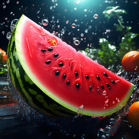 delicious sweet watermelon for refreshment and dessertの素材