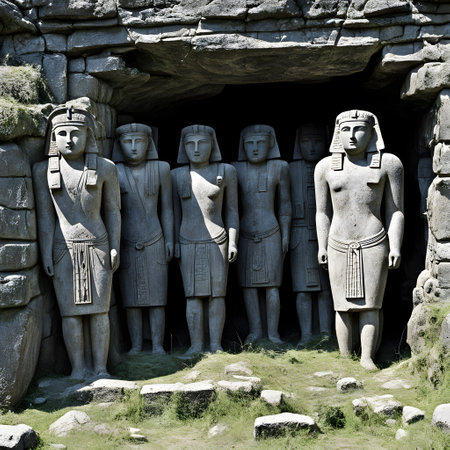 ancient stone witnesses to the past rediscoveredの素材