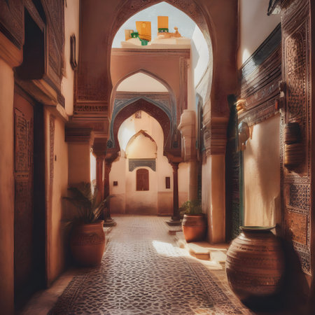 Marrakesh a historical city in Moroccoの素材