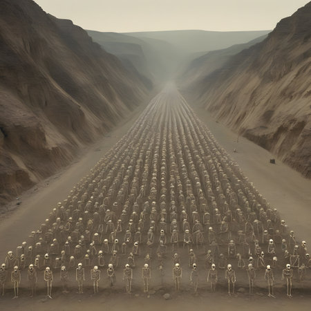 a dangerous and mystical army of skeletonsの素材