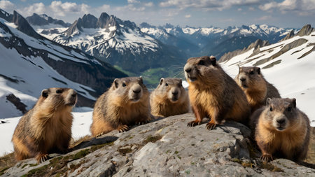 Pretty beaver crawls around and nibbles on treesの素材