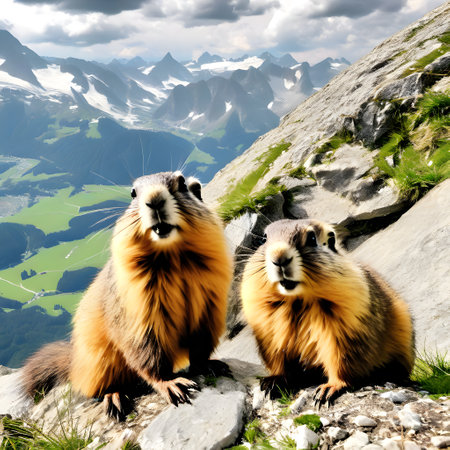 Pretty beaver crawls around and nibbles on treesの素材