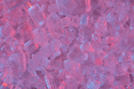 Sugar crystals as candy at high magnificationの写真素材