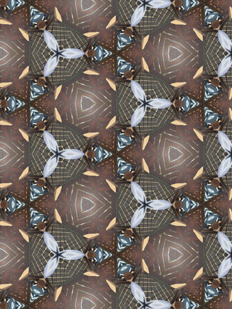 beautiful and colorful kaleidoscope images as a backgroundの写真素材