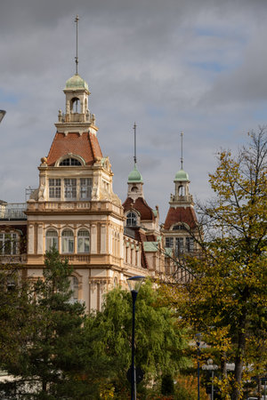 Great Fuerstenhof Building Clinic and Spa in Bad Wildungenの写真素材