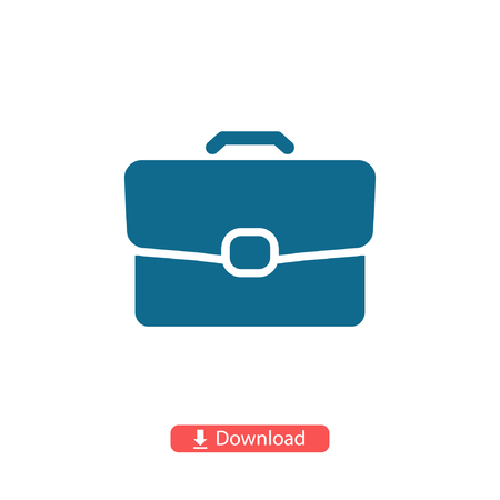 Briefcase icon. One of set web iconsのイラスト素材