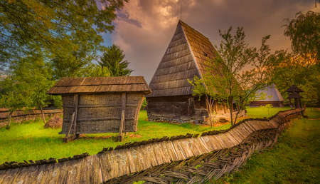 Romanian villageの写真素材