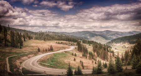 Road and skyの写真素材