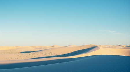Calming Soft hues desert view for background. Dreamy landscape for websites or blogpost.