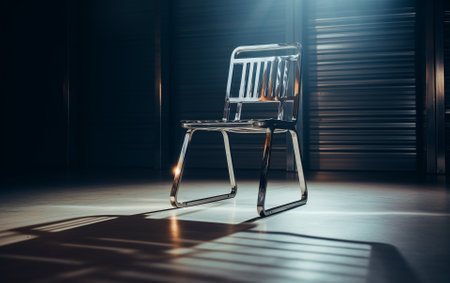 Designer Furniture Idea - Stainless Steel Table and Chair. Industrial Styleの素材