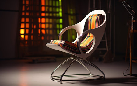 Designer Furniture Idea - a modern chair, seat.の素材