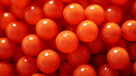 Colorful orange balls - abstract backgroundの素材