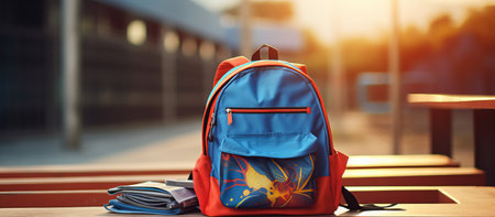 School backpackの素材