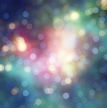 Colorful bokeh background. Defocused lights of different colors