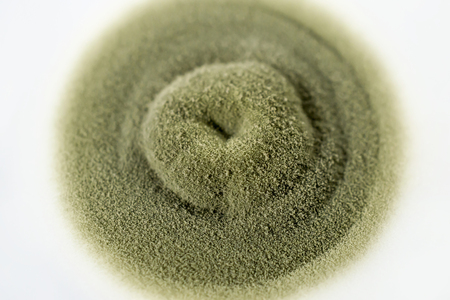 Colony of Alternaria mold fungus cultivated from indoor air on Petri dish with Sabourad dextrose agarの写真素材