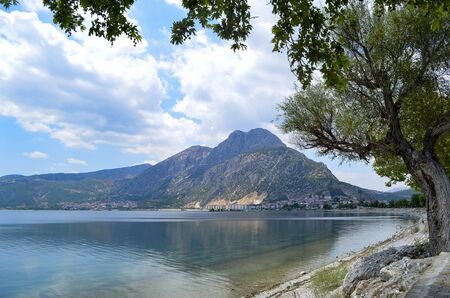 Egirdir lake and mountain, Isparta province, Turkey