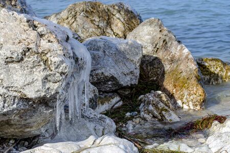 Turkey, Isparta province, beautiful Egirdir lake in winter season