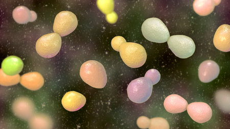Histoplasma capsulatum, a parasitic, yeast-like dimorphic fungus that can cause lung infection...
