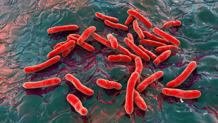 Niallia tiangongensis bacteria, 3D illustration of spaceborne bacterium found aboard China's...