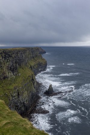 Cliffs of Moher in County Clare, Irelandの写真素材