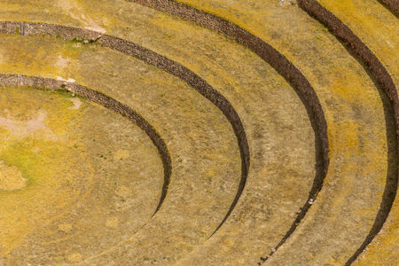 Moray, Inca ruins at Cuzco Peruの写真素材