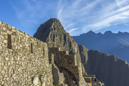 Machu Picchu, Inca ruins at Cuzco Peruの写真素材