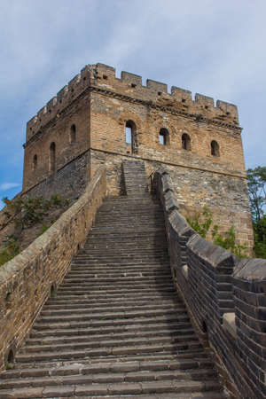 Chinese Great Wall JinShangLing section at China Asiaの写真素材