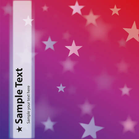 Stars retro background textのイラスト素材