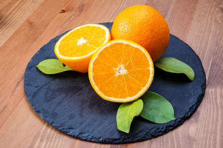 Oranges arrangementの写真素材
