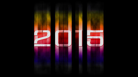 a dark wallpaper 2015 happy new yearの写真素材