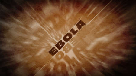 a retro ebola virus background with distorsionの写真素材