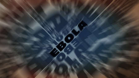 a retro ebola virus background with distorsionの写真素材