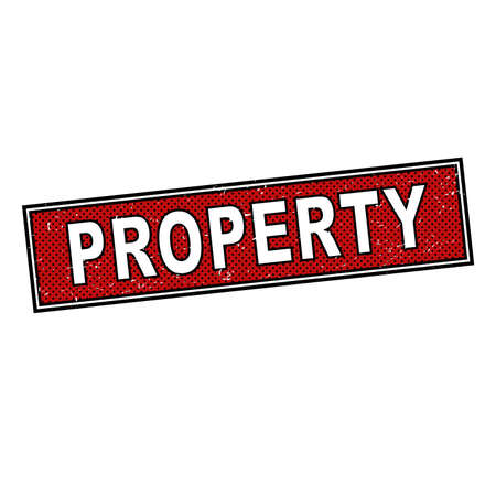 red rubber web stamp on white backgroundのイラスト素材