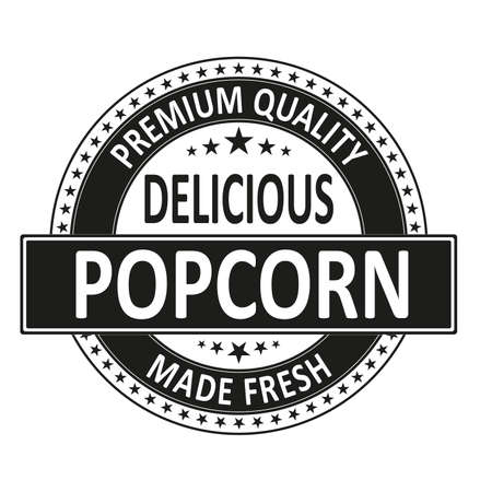 premium quality delicious made fresh badge stamp on whiteのイラスト素材